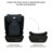 KINDERKRAFT autokrēsls  I-SPARK I-Size 100-150 cm, black, KCISPA00BLK0000 
