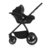 LIONELO universāls ratiņi MERIL 3in1, Black onyx 