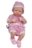BAMBOLINA leļļu mazulis ar piederumiem 36cm New Born Baby With Sleep Bag With Mesh Bag In Pink Shoes Box, BD1632SB   