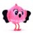BOUNCIBLES mīkstā rotaļlieta flamingo Mimi, 5001 