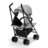KINDERKRAFT ratiņi SIESTA, grey, KSSIES00GRY0000 KSSIES00GRY0000