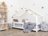 BENLEMI bērnu gulta-māja LUCKY, 90x200 cm., White, 7893/90X200-BIL 