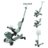 GLOBBER skrejritenis Go Up Baby Lights 360, 3in1, pasteļzaļš, 844-104 