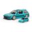 MATTEL BRICK SHOP HOT WHEELS 1:32 Honda Custom ’90 Civic EF būvēšanas komplekts, JHF62 