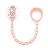CANPOL BABIES knupītis ar klipsi NEWBORN, Pink, 10/877_pin 