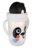 CANPOL BABIES nesamērīgs dzeramais trauks ar salmiņu BABIESBOO PANDA, 270 ml, 56/617_whi 