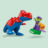 10463 LEGO® DUPLO® │Marvel Dinozaurs Spidey-Rex pret Zaļo Goblinu 