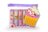 SIMPLE PLEASURES Lip Balm Set Candy Cane 6pcs., Y80395-33191 