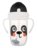 CANPOL BABIES nesamērīgs dzeramais trauks ar salmiņu BABIESBOO PANDA, 270 ml, 56/617_whi 