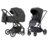 CARRELLO universāls ratiņi 2in1 ALFA, Graphite Grey, CRL-6507 