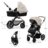 KINDERKRAFT universāls ratiņi MOOV 2 AIR 3in1 EVA RITEŅI, moonlight grey, KSMOOV02GRYEV00 