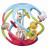 VULLI Sophie la girafe rotaļlieta 6m+ Twistin'ball 230788F 230788F