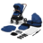 LIONELO universāls ratiņi MIKA 2in1, Blue navy, LO-MIKA 2IN1 