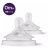 Philips Avent barošanas pudeļu silikona knupīši Natural Response, 0 mēn+, 2 gab., SCY962/02 