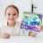 TOTUM DISNEY STITCH radošais komplekts Sticker by number pad, 700123 