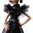 MONSTER HIGH X WEDNESDAY Rave'n Dress Wednesday lelle, HXJ03 
