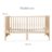 ROBA pārveidojama gulta EASY SLEEP, 70x140 cm., Natural, 0194NA 