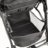 BABYTROLD ratiņi MALAGA, Black, 13-51SN 
