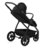 LIONELO universāls ratiņi MERIL 3in1, Black onyx 