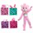 BARBIE lelle ar melniem matiem Cutie Reveal Care Bears Series - Cheer Bear, JCN95 
