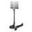 GLOBBER skrejritenis Go Up Deluxe Lights 360°, melns, 699-320 
