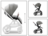 HAUCK universāls ratiņi COMFORT N CARE AIR SET, Dark grey, 165560 
