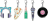 WOW GENERATION radošais komplekts, 5 metāla piekariņu rokassprādzes, WOW00005 