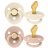 BIBS knupis “Color Anatomical”, 2 gab., 6-18 m., Ivory/Blush, 2.izmērs 5713795242375
