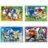CLEMENTONI SONIC puzle, 4in1, 21522 