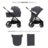 KINDERKRAFT universālie ratiņi 2IN1 NEA 2.0, deep grey, KSNEA002DGR2000 