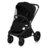 LIONELO universāls ratiņi MIKA PLUS 3in1, Black onyx 