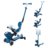 GLOBBER skrejritenis Go Up Baby Light 360, 3in1, zils, 844-100 