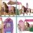BARBIE lelle un lielais zirga stallis, HXJ44 
