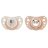 CHICCO Silikona knupis 0-6m 2gb., pink 00075031110000