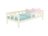 BENLEMI gulta FENCE, 120x200 cm., White, 0023/120X200-BIL-BEZ 
