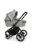 MUUVO Quick 4.0 ratiņi Steel Grey 2in1 SET MQ-W-STEEL-GREY-2W1-