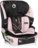 LIONELO autokrēsls LEVI FIX I-SIZE, Pink baby, 76-150 cm. 