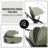 HAUCK universāls ratiņi COMFORT N CARE SET, Olive, 165546 