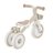 GLOBBER mācību trīsritenis Learning Trike 2in1 Plus, kokosriekstu, 737-466 