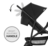 HAUCK ratiņi RAPID 4D, Black, 148457 
