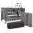 KINDERKRAFT ceļojumu gultiņa ar piederumiem JOY 2 dark grey AC, KLJOY02DGR000AC 