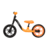 LIONELO līdzsvara velosipēds ALEX, Orange, LOE-ALEX 