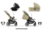 HAUCK universāls ratiņi SHOP N CARE TRAVEL SET, Olive, 149256 