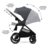 KINDERKRAFT universālie ratiņi 2IN1 NEA 2.0, deep grey, KSNEA002DGR2000 