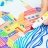 FLOWERMONACO mazgājamas flomāsteras Taper Head Washable Markers, 12 krāsas, 847361 