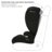 KINDERKRAFT autokrēsls  I-SPARK I-Size 100-150 cm, black, KCISPA00BLK0000 