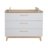 ROBA pārtinamais galds CARO, Light grey/Golden oak, 1731789 