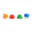 MUNCHKIN vannas rotaļlietas 4 gab 9m+ Ocean 9019601 01110303