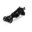 LIONELO ratiņi IRMA, Black/Dark grey, LO-IRMA 