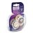 LOVI Silikona dinamiskais knupis, 0-3m, 2 gab., Night&Day, Girl, 22/913girl 